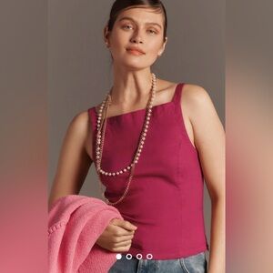 NWT Size L - Maeve Sleeveless Boat-Neck Top